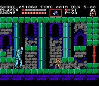 une photo d'Ã©cran de Castlevania 3 - Dracula s Curse sur Nintendo Nes